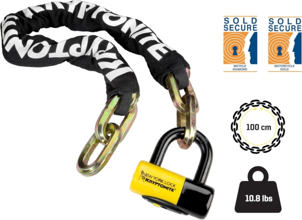 Kryptonite New York FAHGETTABOUDIT 1410 Bike Chain Lock - Image 3